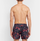 Paul Smith - Short-Length Printed Swim Shorts - Men - Navy