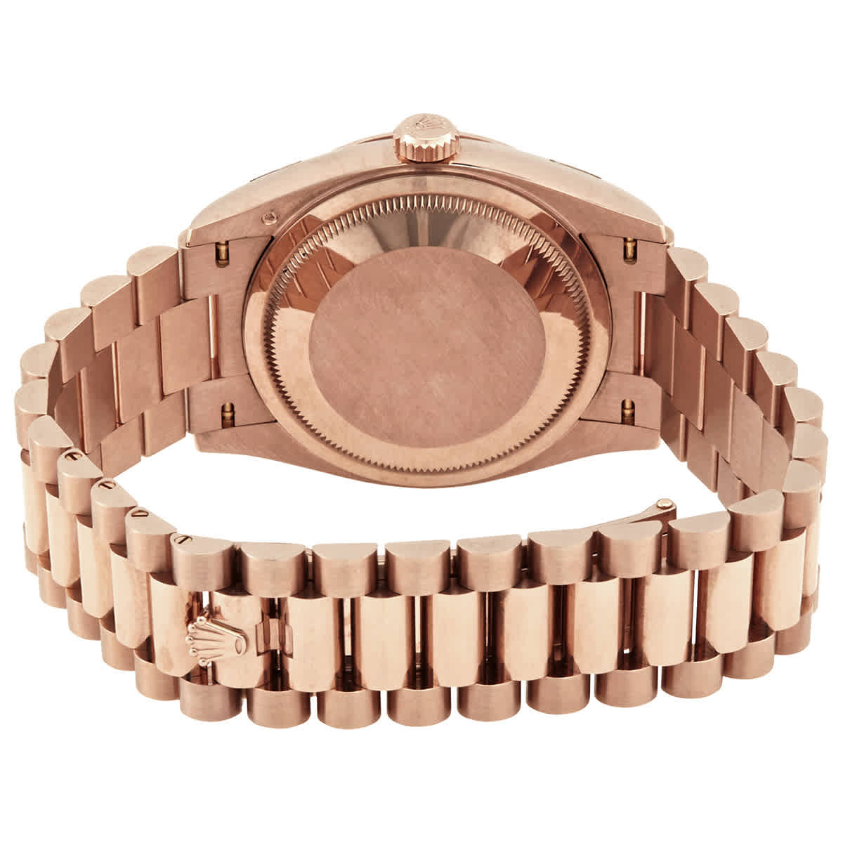 Rolex Day-Date 36 Diamond Paved Dial 18kt Everose Gold President Watch 128235DSP