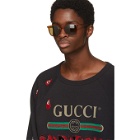 Gucci Black Spiritismo Logo Sweatshirt