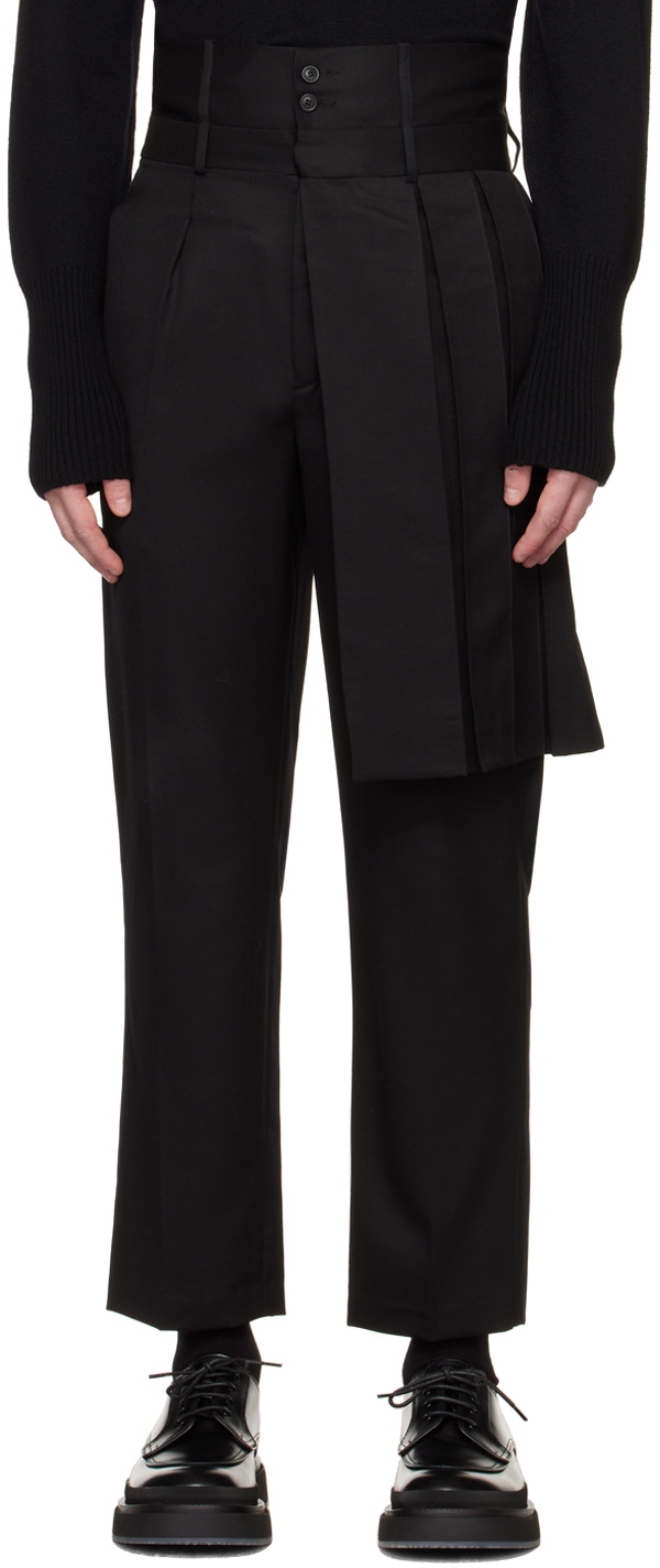 Steven Passaro SSENSE Exclusive Black Trousers