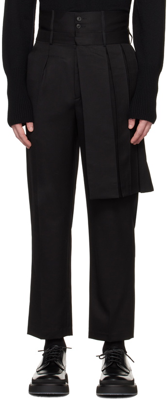 Photo: Steven Passaro SSENSE Exclusive Black Trousers