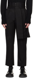Steven Passaro SSENSE Exclusive Black Trousers