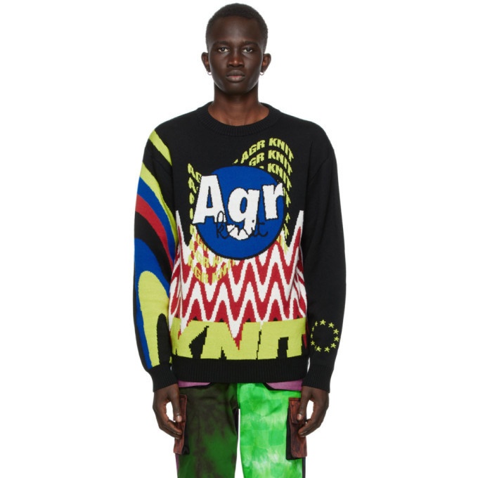 Photo: AGR SSENSE Exclusive Multicolor Logo Sweater