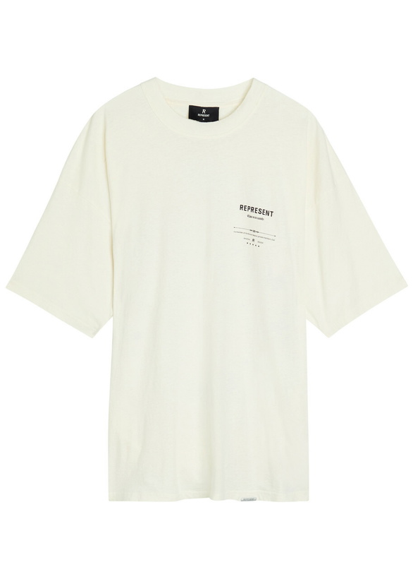 Photo: Represent Revere Manor Printed Cotton-blend T-shirt White