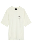 Represent Revere Manor Printed Cotton-blend T-shirt White