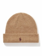 Polo Ralph Lauren - Logo-Embroidered Ribbed Cashmere Beanie