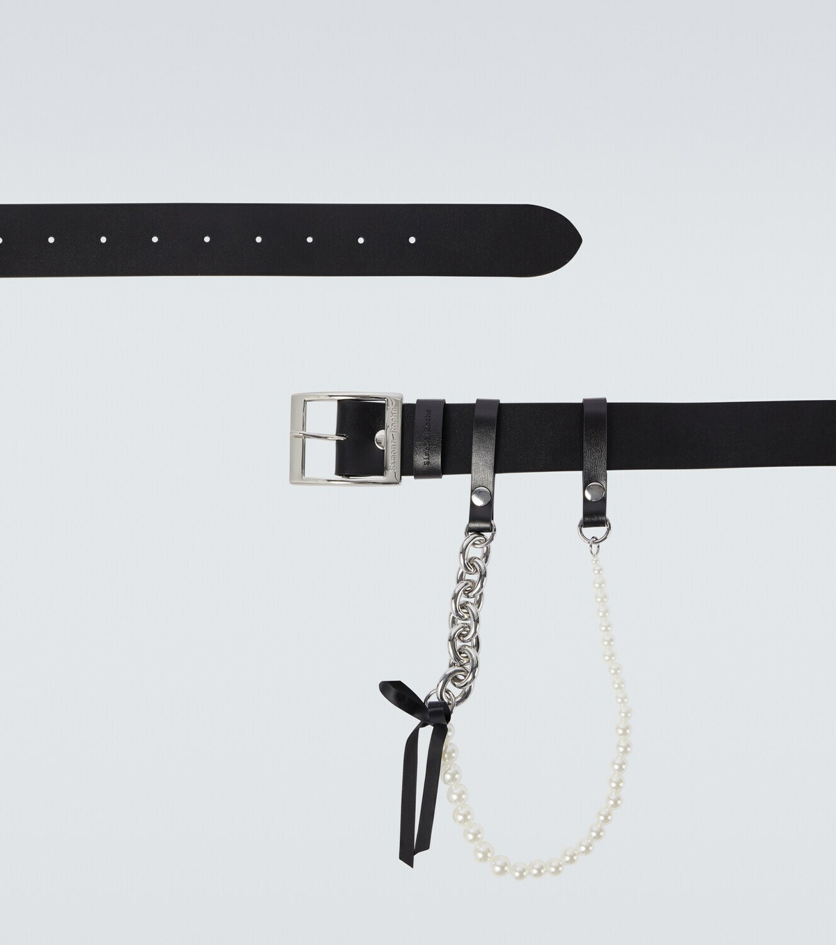 Simone Rocha Embellished leather belt