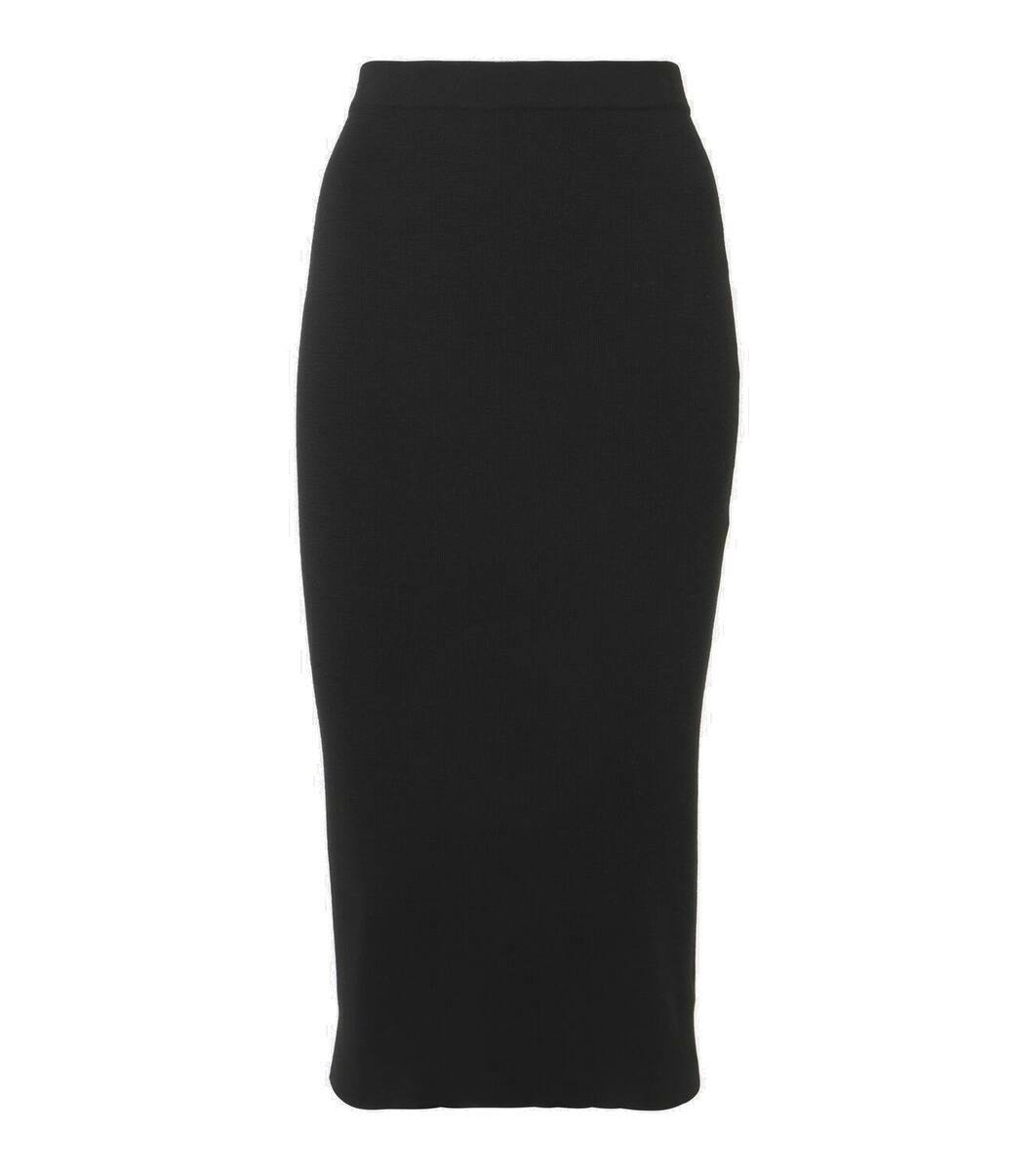 Saint Laurent Women's Pencil Skirt Black