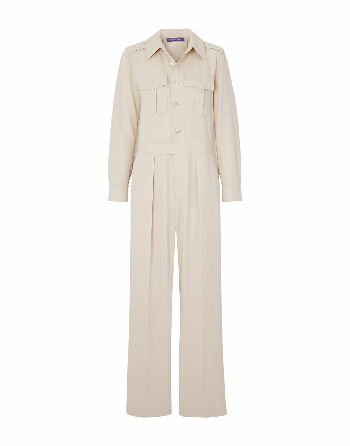 Ralph Lauren Collection Womens Jumpsuit in Beige