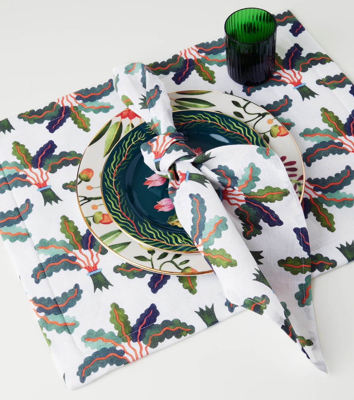 La DoubleJ Palms Large set of 2 napkins