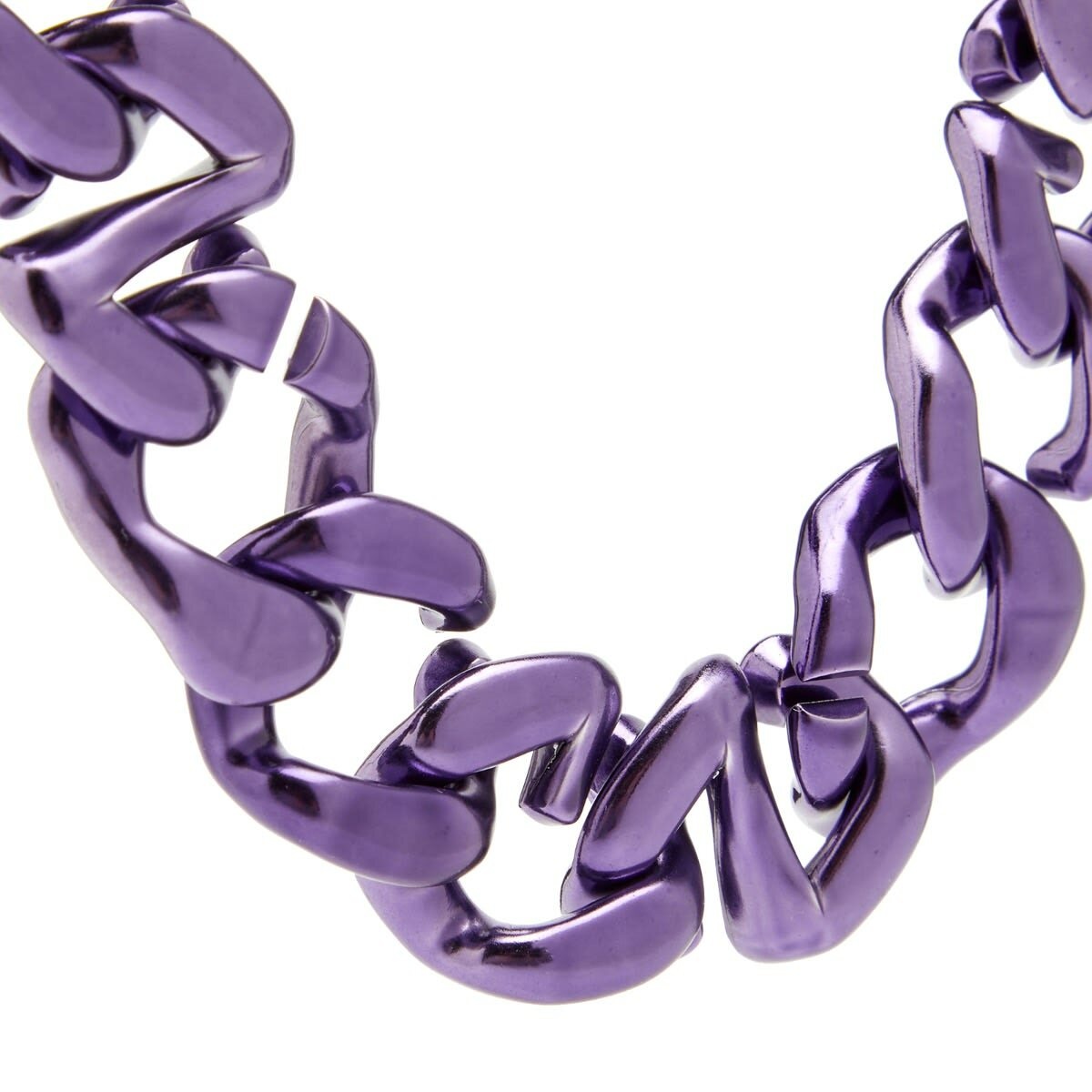 GCDS Women's Milano Logo Choker Necklace in Purple GCDS