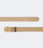 Gucci GG canvas reversible belt