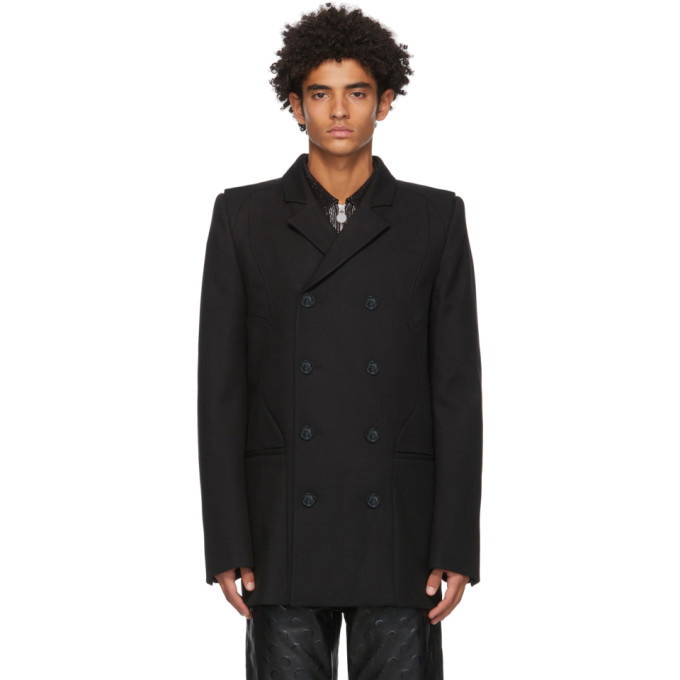 Photo: Marine Serre Black Long Tailor Coat