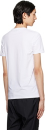 ZEGNA White V-Neck T-Shirt