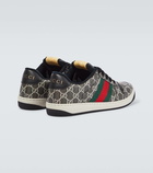 Gucci Screener GG leather-trimmed sneakers