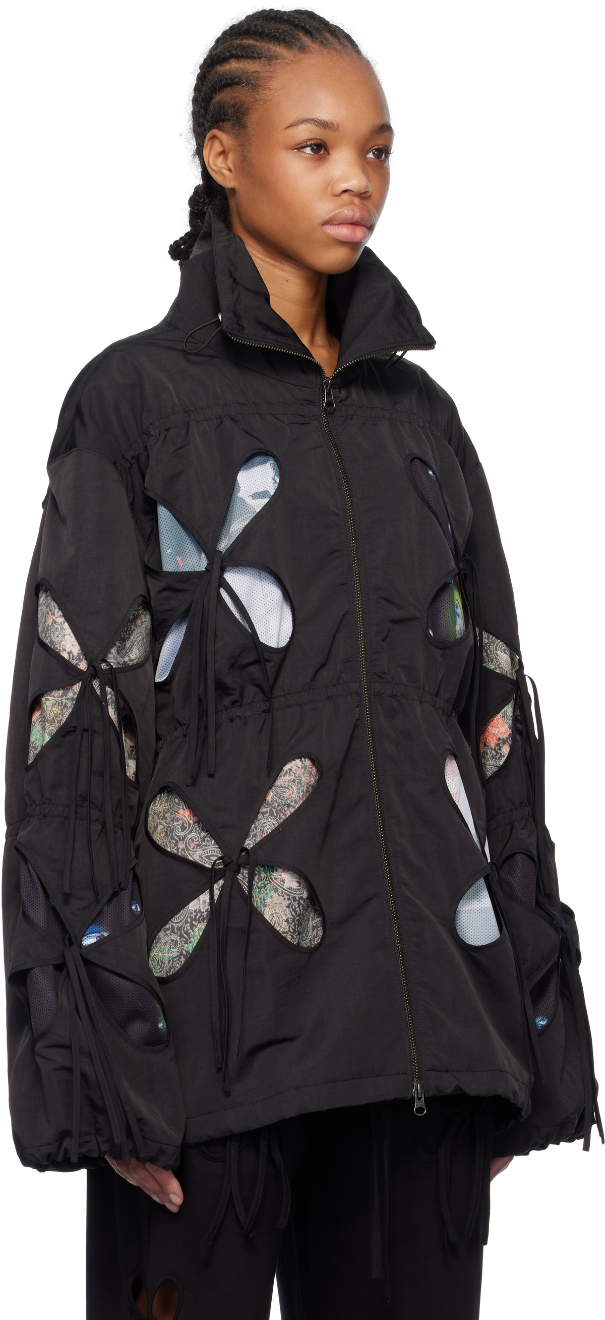 J.Kim Black Anton Belinskiy Edition Bale Windbreaker Jacket
