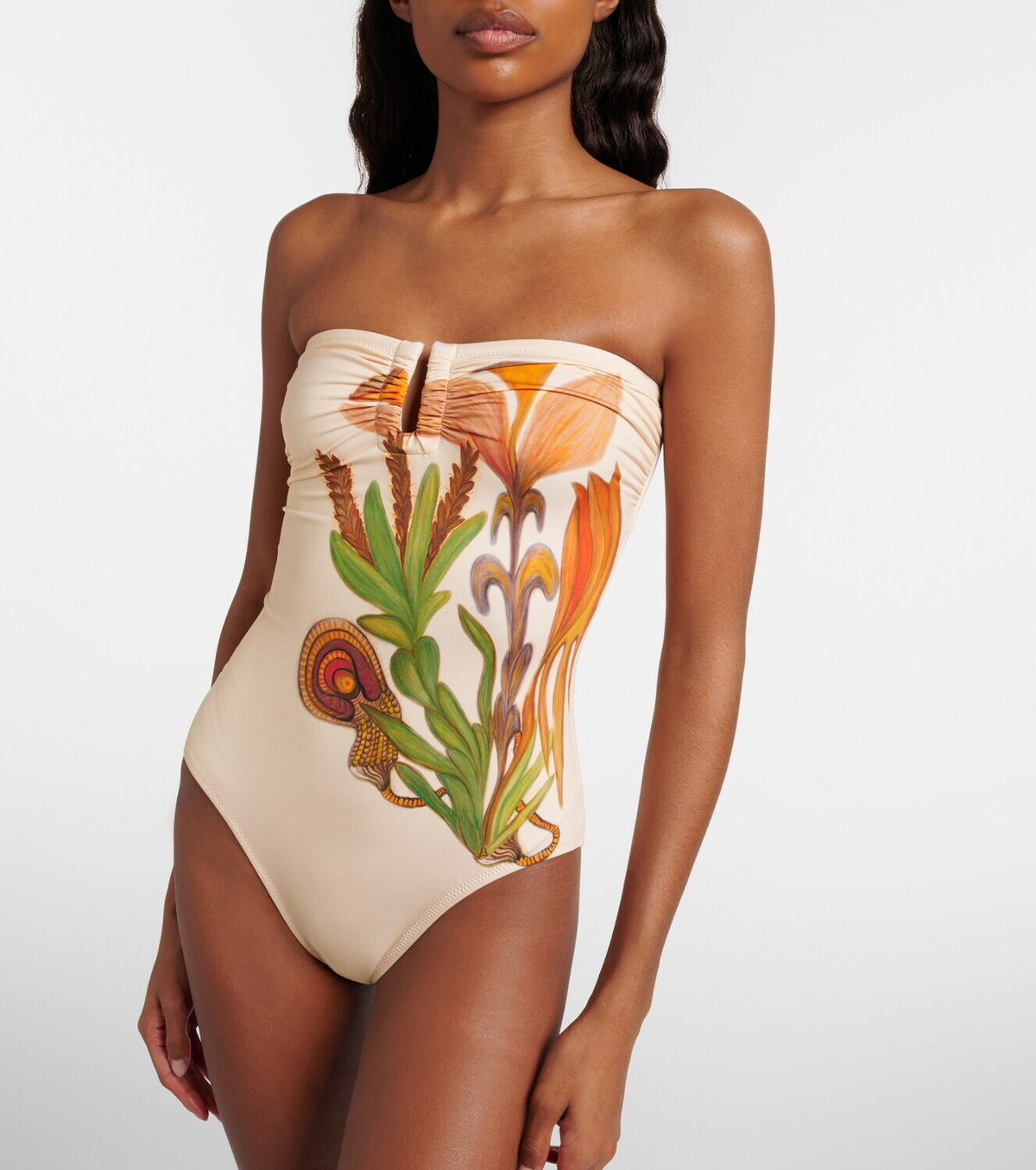 Ulla Johnson Monterey Maillot floral swimsuit