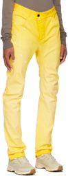 11 by Boris Bidjan Saberi Yellow P1C Jeans
