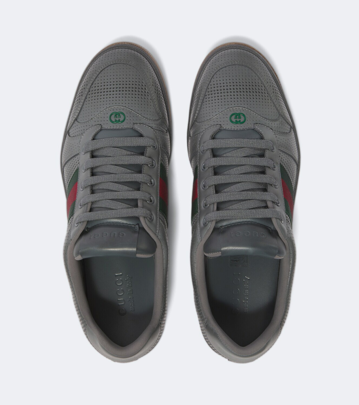 Gucci Screener perforated leather sneakers