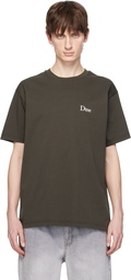 Dime Black Classic Small Logo T-shirt