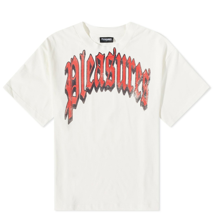 Photo: Pleasures Men's Twitch Heavyweight Shirt in White