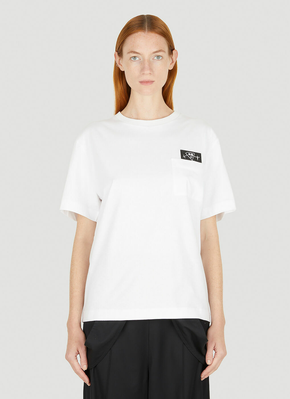 Logo Patch T-Shirt in White Plan C