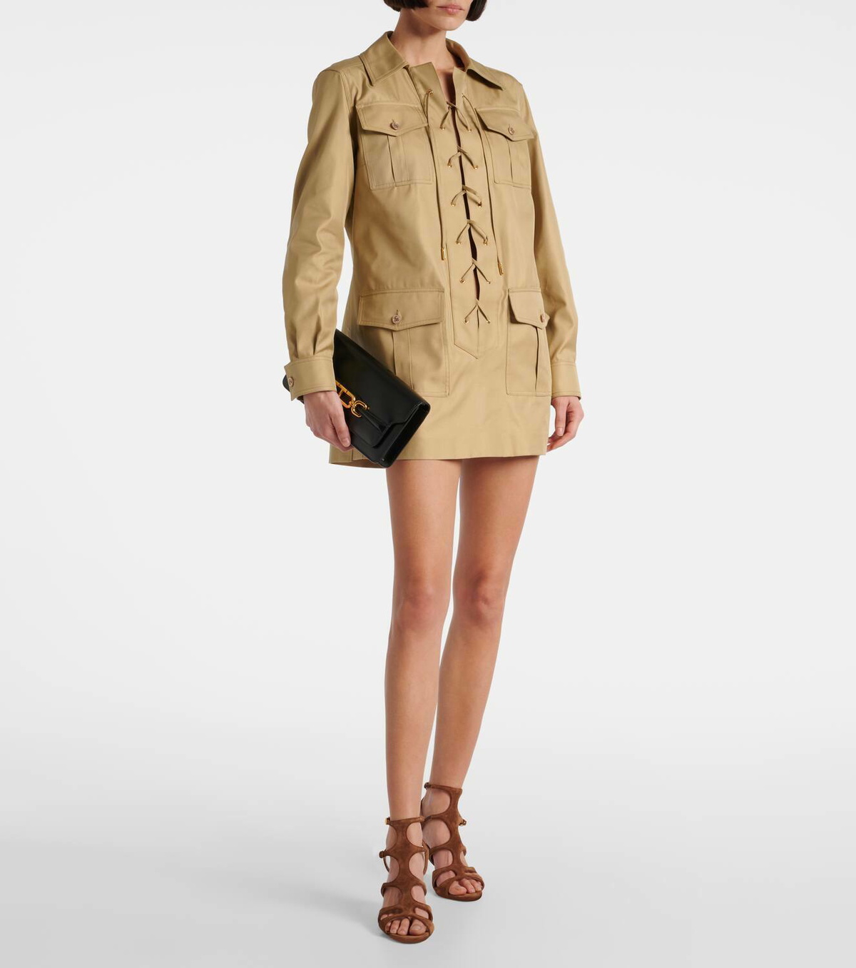 Tom Ford Safari cotton and silk T-shirt