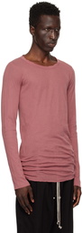 Rick Owens Pink Porterville Rib Long Sleeve T-Shirt