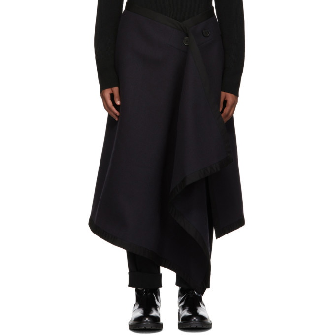 Photo: Dries Van Noten Navy Galer Kilt