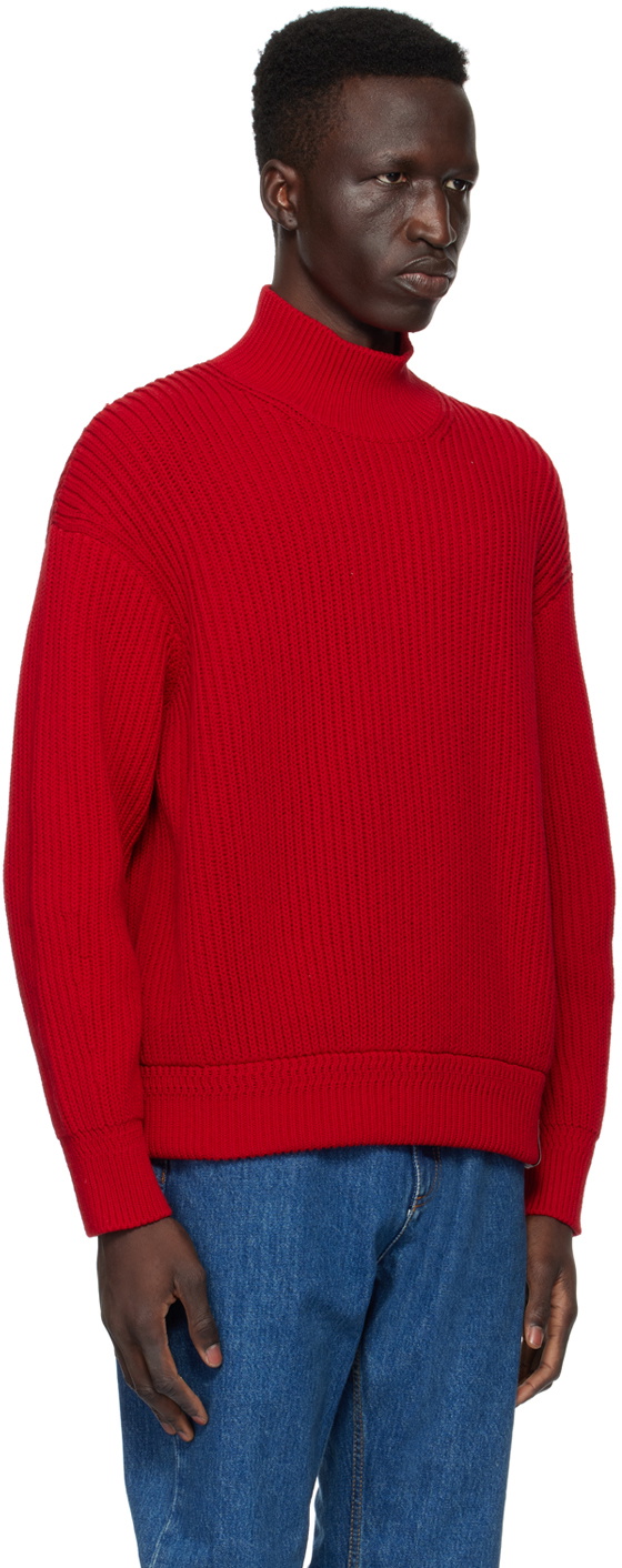 Bally Red Flag Turtleneck