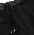 Flagstuff - Tapered Fleece and Shell Sweatpants - Men - Black