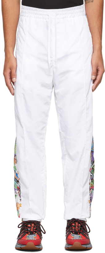 Photo: Versace White Trésor De La Mer Lounge Pants