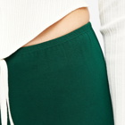 DONNI. Women's Scallop Henley Simple Pants in Vert
