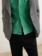 TOM FORD - Slim-Fit Suede Jacket - Green