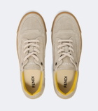 Fendi Fendi Fender suede sneakers