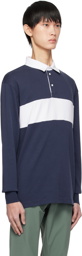 Outdoor Voices Blue Rugby Polo
