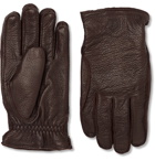 Hestra - Frode Wool-Lined Full-Grain Leather Gloves - Brown