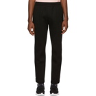 Alexander McQueen Black Neoprene Lounge Pants