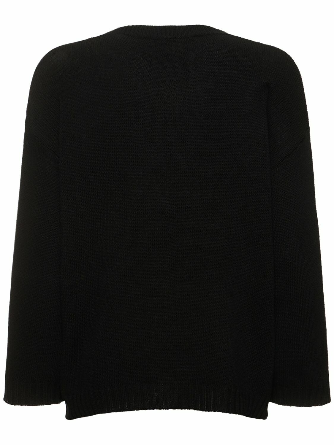 VALENTINO - Wool Knit V-neck Sweater Valentino