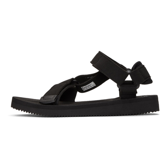 Suicoke Black Depa Sandals Suicoke