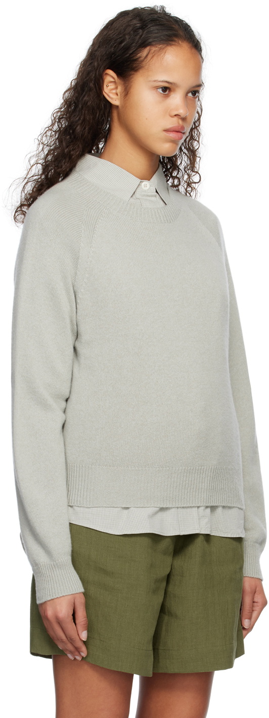 Margaret Howell Green Short Classic Sweater