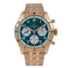 Breitling Classic Avi Chronograph Automatic Digital Chronometer Green Dial Mens Watch R233802A1L1R1