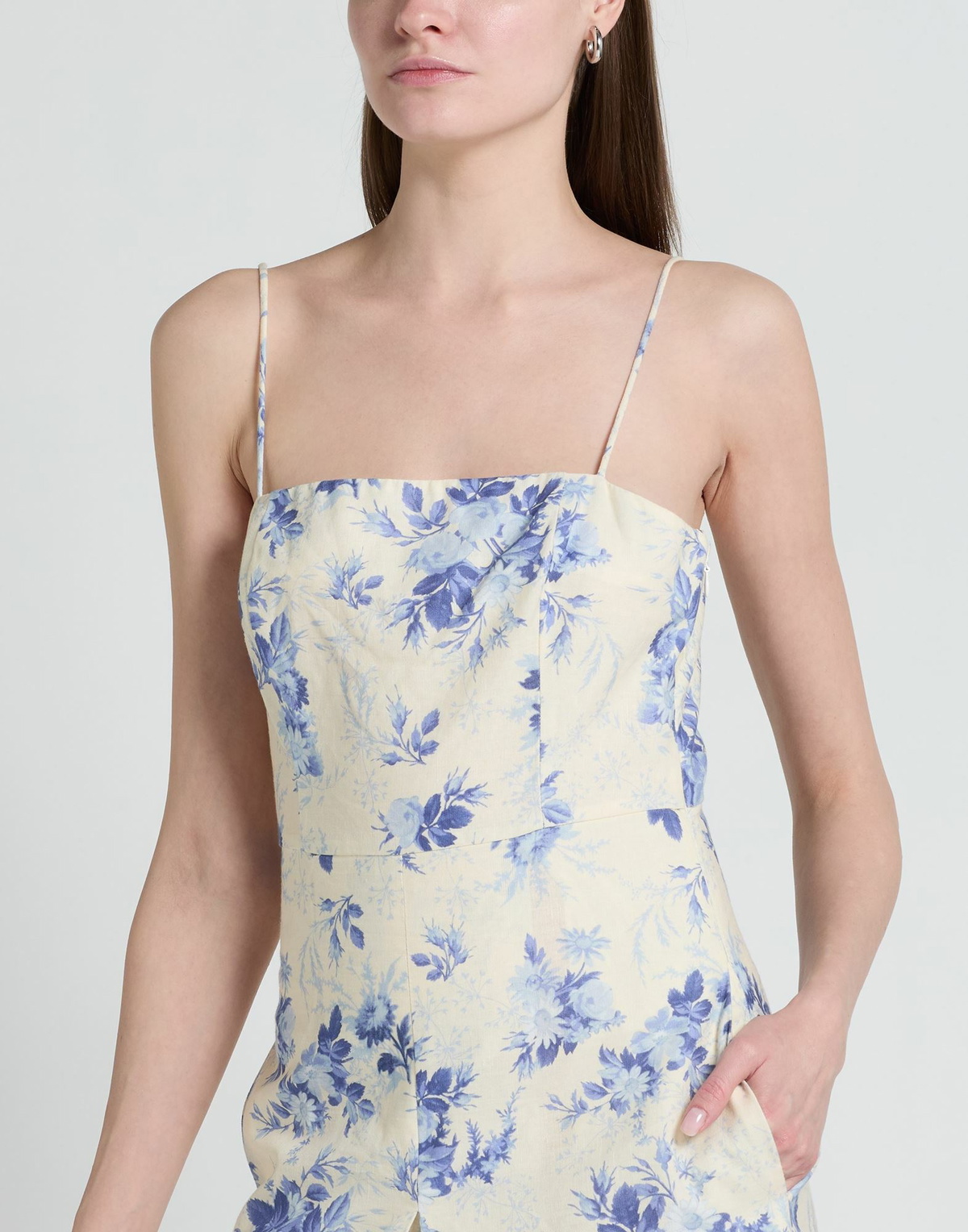 Twinset Womens Jumpsuit in Ivory