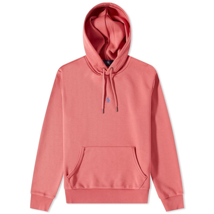 Photo: Polo Ralph Lauren Men's Centre Logo Popover Hoody in Adirondack Berry