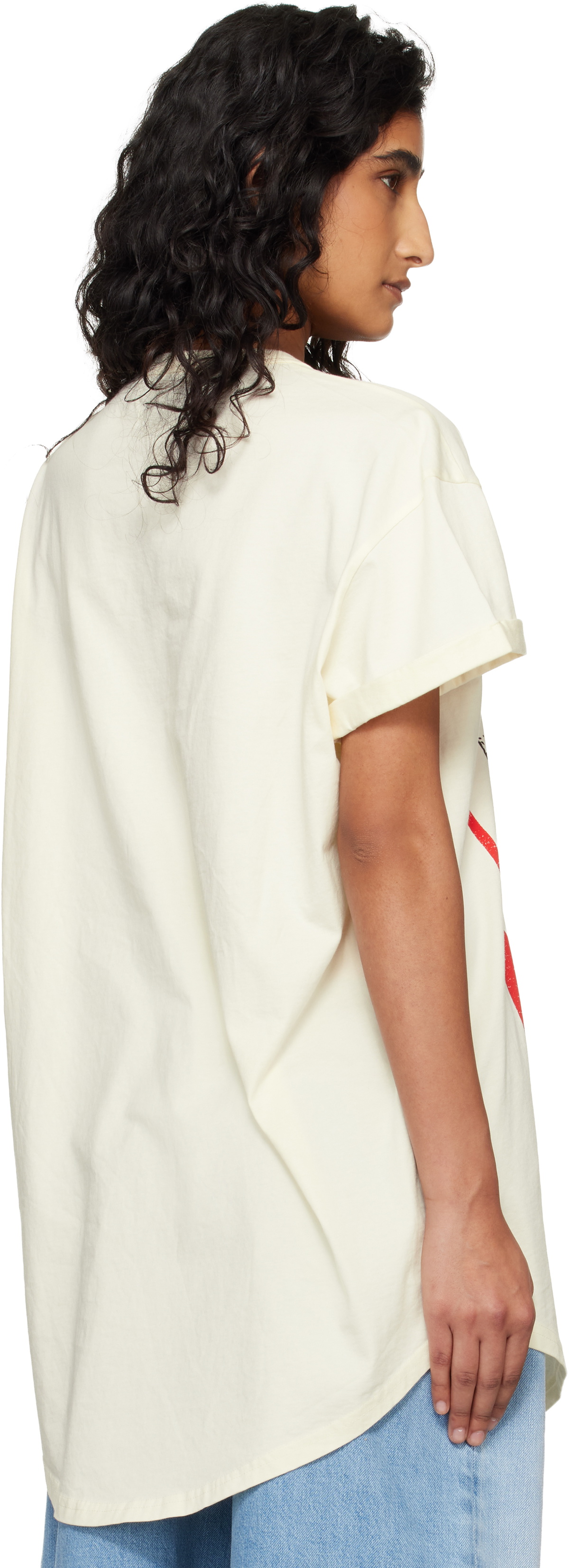 Vivienne Westwood Off-White Swirl Longline T-shirt