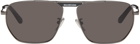 Balenciaga Gray Tag 2.0 Navigator Sunglasses