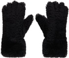 Bottega Veneta Black Shearling Gloves