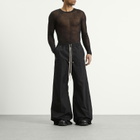 Rick Owens Men's Fine Knit Dennis Sheer Top in Black