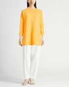 120% Lino Womens Shirt in Mandarin