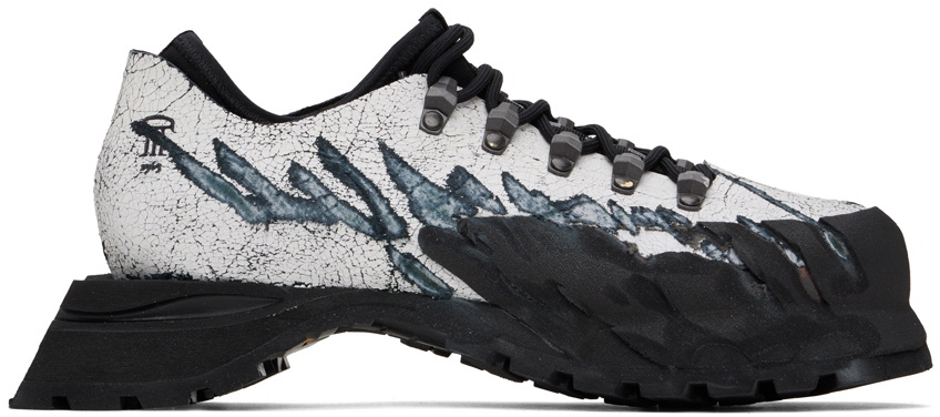 DEMON White & Black Poyana Boots